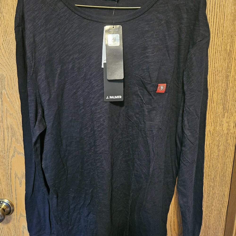 NWT San Francisco 49ers J. Palmer In-The-Pocket Long Sleeve T-Shirt Men's Medium